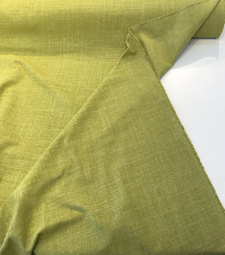 Bali Citron Green Lime Soft-Touch Chenille Upholstery Drapery Fabric - Citron Green Lime, Textured Woven, 56" Width (By The Yard)