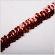 1" Red Stretch Sequin