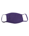 Bayside USA-Made 100% Cotton Face Mask, 25-Pack