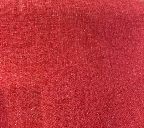 Bali Ember Red Soft-Touch Chenille Upholstery Drapery Fabric - Ember Red, Textured Weave, 56" Width (By The Yard)