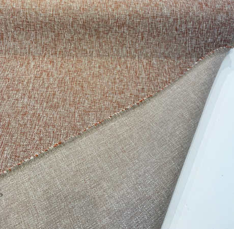 New Amsterdam Agate Red Gray Tweed Chenille Upholstery PK Chenille Fabric - Agate Red/Gray Tweed, 58" Width (1 Yard)
