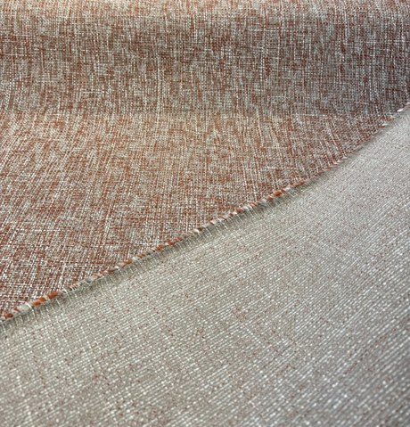 New Amsterdam Agate Red Gray Tweed Chenille Upholstery PK Chenille Fabric - Agate Red/Gray Tweed, 58" Width (1 Yard)