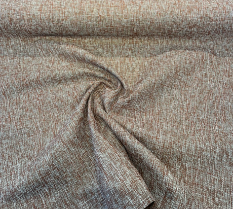 New Amsterdam Agate Red Gray Tweed Chenille Upholstery PK Chenille Fabric - Agate Red/Gray Tweed, 58" Width (1 Yard)