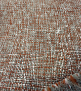 New Amsterdam Agate Red Gray Tweed Chenille Upholstery PK Chenille Fabric - Agate Red/Gray Tweed, 58" Width (1 Yard)