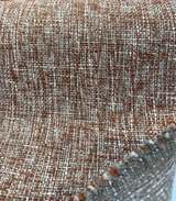 New Amsterdam Agate Red Gray Tweed Chenille Upholstery PK Chenille Fabric - Agate Red/Gray Tweed, 58" Width (1 Yard)
