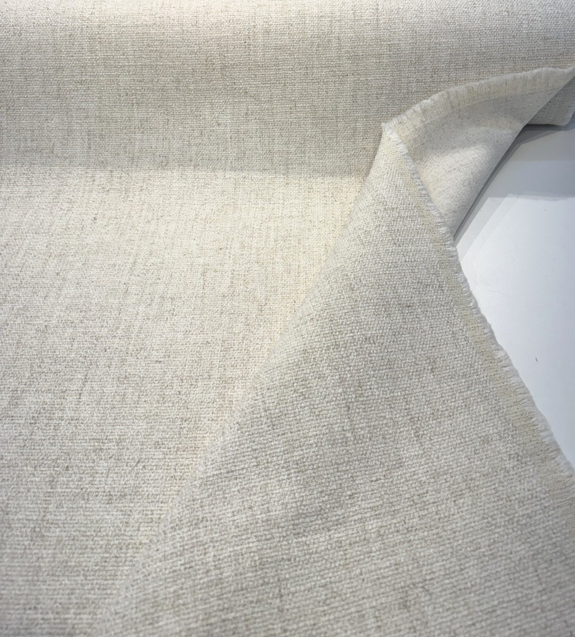 Lovegood Chenille Upholstery Fabric - Bisque Beige, 54" Width (1 Yard)