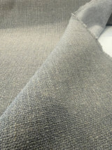 Culp Lovegood Chenille Upholstery Fabric - Gray Smoke, 54" Width, Railroaded (1 Yard)