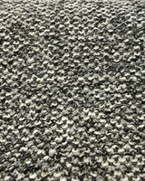 Dreamy Volcanic Black Gray Revolution Boucle Upholstery Fabric - Volcanic Black Gray Beige, Bouclé Texture, 54" Width (1 Yard)