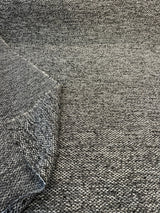 Dreamy Volcanic Black Gray Revolution Boucle Upholstery Fabric - Volcanic Black Gray Beige, Bouclé Texture, 54" Width (1 Yard)