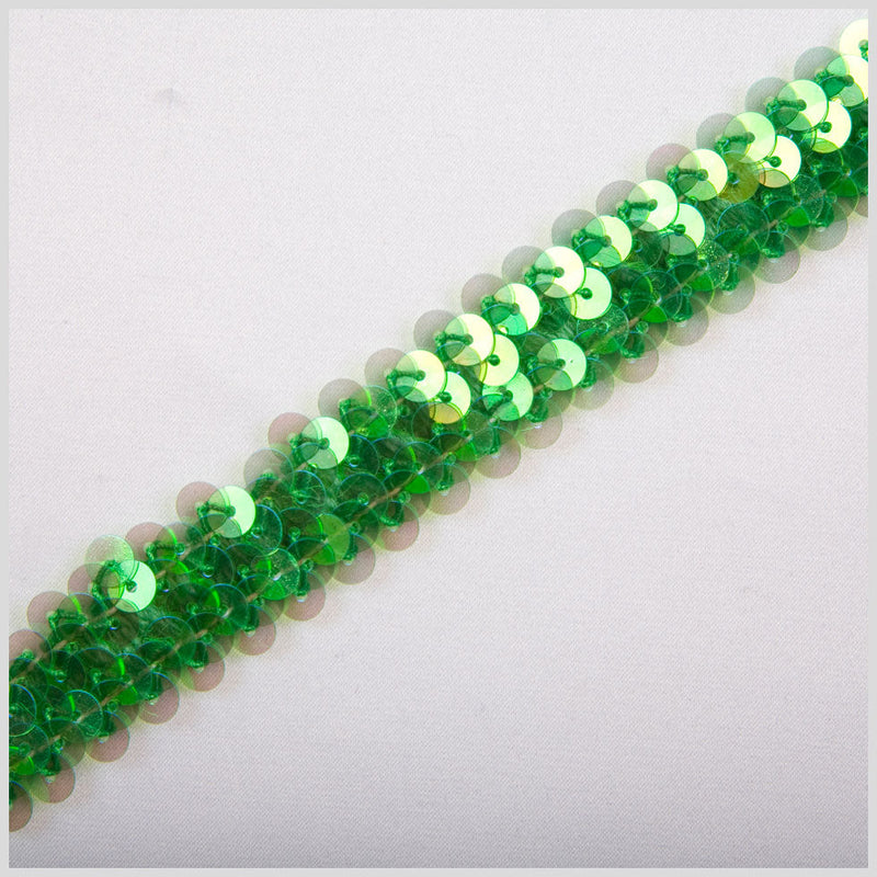 1" Green AB Stretch Sequin