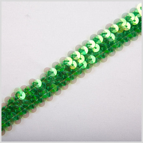 1" Green AB Stretch Sequin