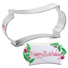 Cookie Cutter Large Long Plaque 5" - 7755A