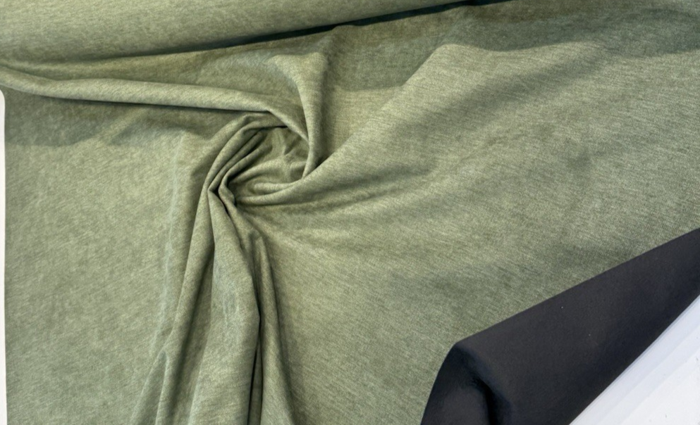 Fabricut Sensation Spinach Green Polyester Fabric - Spinach Green, Tonal Texture, 54" Width (1 Yard)