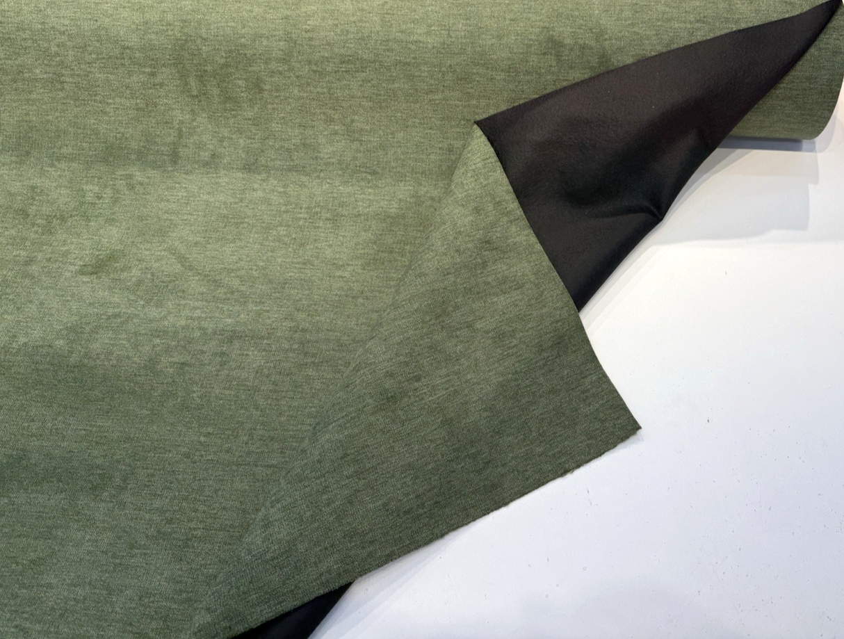 Fabricut Sensation Spinach Green Polyester Fabric - Spinach Green, Tonal Texture, 54" Width (1 Yard)