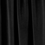 Virtue Velour Cotton Velour Fabric - Black, 54" Width, 21 Oz (1 Yard)