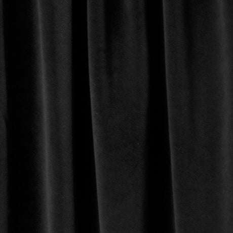Virtue Velour Cotton Velour Fabric - Black, 54" Width, 21 Oz (1 Yard)
