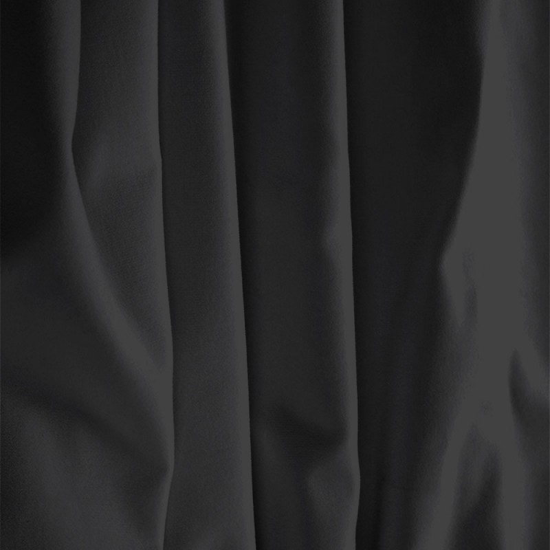 Virtue Velour Cotton Velour Fabric - Black, 54" Width, 21 Oz (1 Yard)
