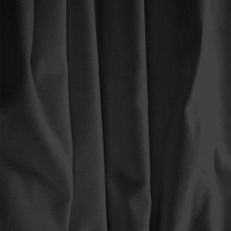 Virtue Velour Cotton Velour Fabric - Black, 54" Width, 21 Oz (1 Yard)