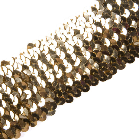 1.75" Gold Stretch Sequin