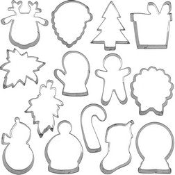 Christmas Cookie Cutter Set - 14 Piece