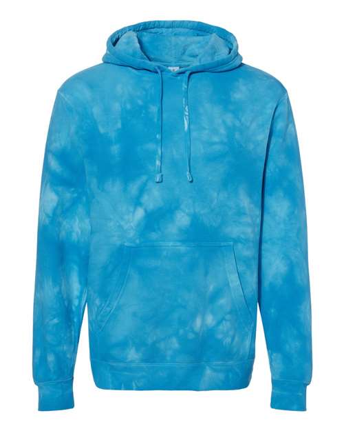 Independent Trading Co. Unisex Midweight Tie-Dyed Hooded Sweatshirt