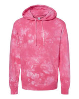 Independent Trading Co. Unisex Midweight Tie-Dyed Hooded Sweatshirt
