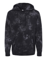 Independent Trading Co. Unisex Midweight Tie-Dyed Hooded Sweatshirt