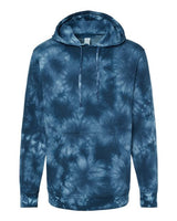Independent Trading Co. Unisex Midweight Tie-Dyed Hooded Sweatshirt