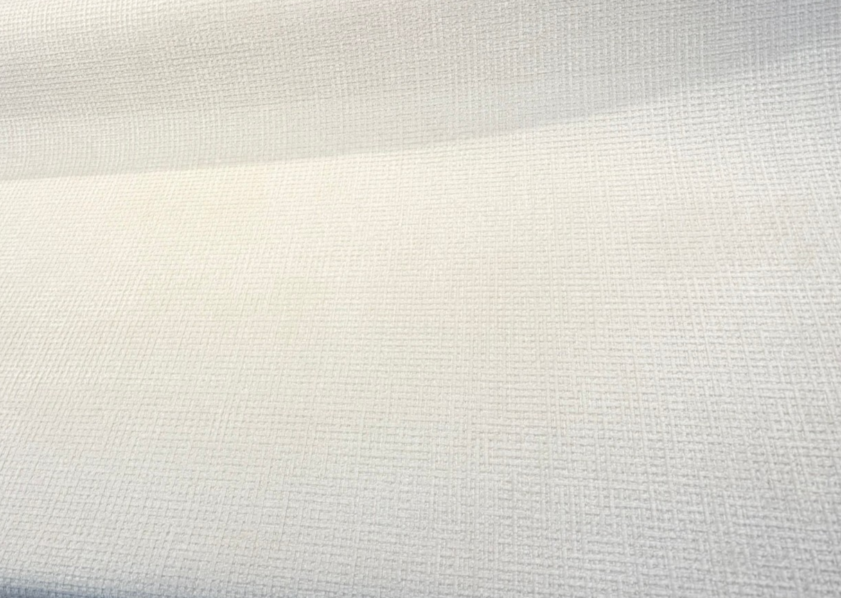 Spectacle Chenille Fabric - Cream Ice Textured, 54" Width (1 Yard)