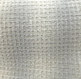 Spectacle Chenille Fabric - Cream Ice Textured, 54" Width (1 Yard)