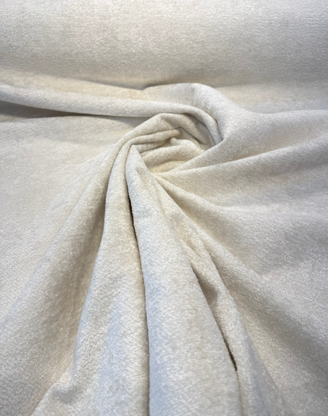 Harper Home Nash Cream Teddy Textured Upholstery Fabric - Cream Teddy Textured, 56" Width (1 Yard)