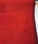 Fort Morgan Chenille Fabric - Crimson Red, 54" Width, 14.25" Horizontal / 14.25" Vertical Repeat (1 Yard)