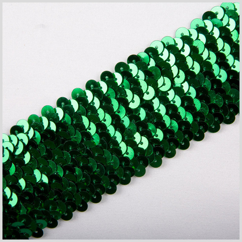 1.75" Green Stretch Sequin