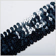 1.75" Gunmetal Stretch Sequin