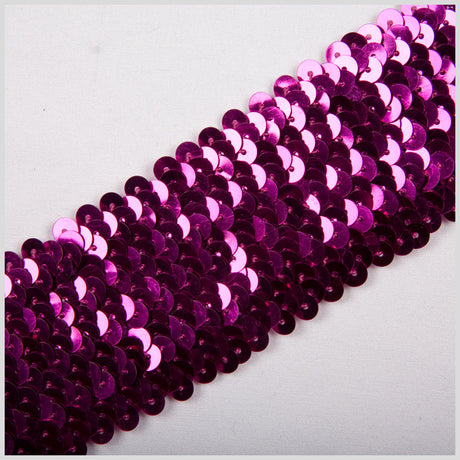 1.75" Fuchsia Stretch Sequin