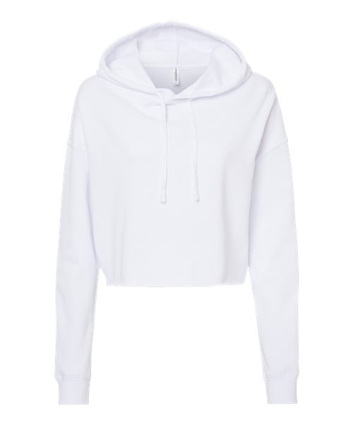 Women's Lightweight Crop Hooded Sweatshirt