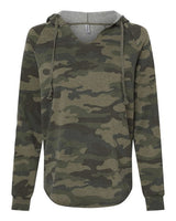 Women's Lightweight California Wave Wash Hooded Sweatshirt