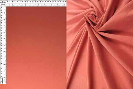 1 Yard DTY Brushed Solid Fabric Soft Stretch Smooth Texture 58/60" Wide