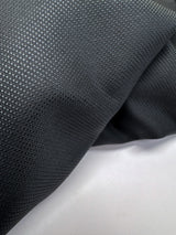 Wool Jacquard Fabric Blue Black
