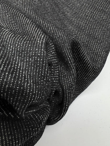 Cotton Denim Twill Gray Black