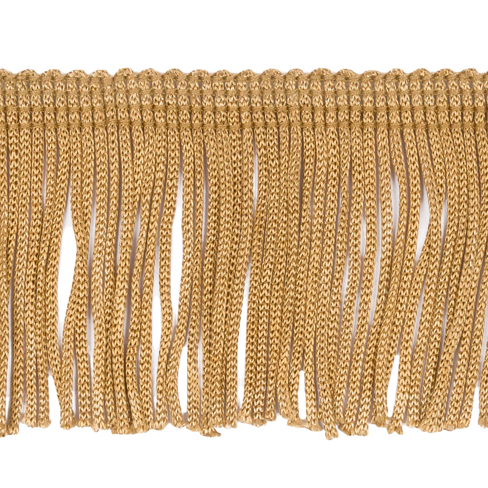 Gold Chainette Fringe - 2"