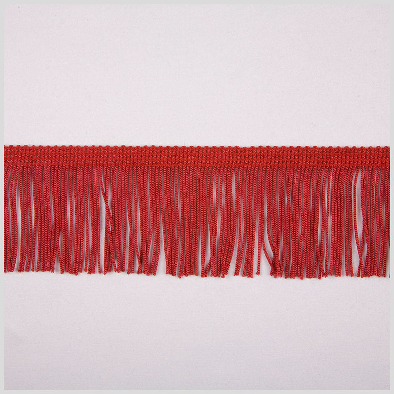 Red Chainette Fringe - 2"