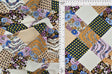 Floral Patchwork Wool Dobby Print Fabric