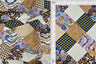 Floral Patchwork Wool Dobby Print Fabric