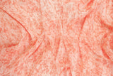 Bubble Satin Abstract Bubble Satin Coral