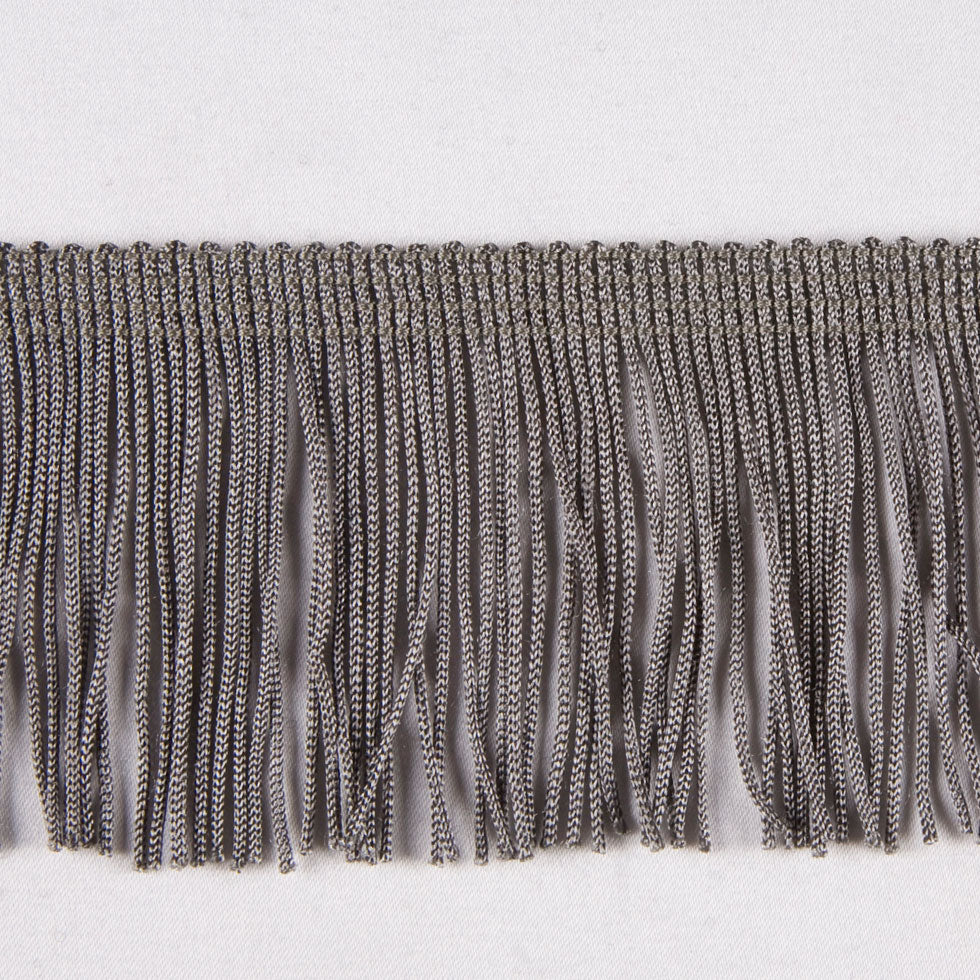 Pewter Chainette Fringe - 2"