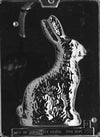 8" 3D Sitting Bunny Chocolate Mold - Side A - LPE223B