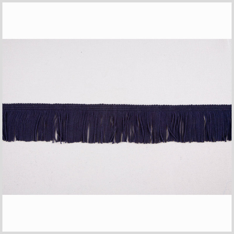 Navy Chainette Fringe - 2"