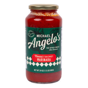 MICHAEL ANGELO'S SECRET MARINARA SAUCE 24 OZ JAR