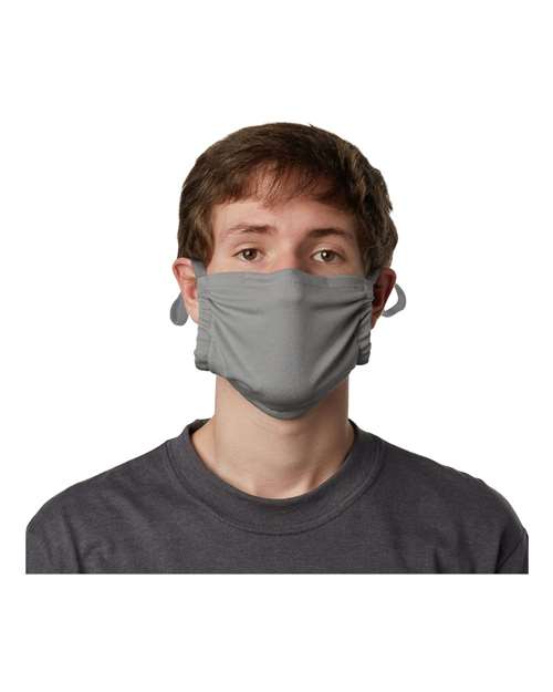 Hanes 2-Ply Cotton Pocket Face Mask, Pack of 5